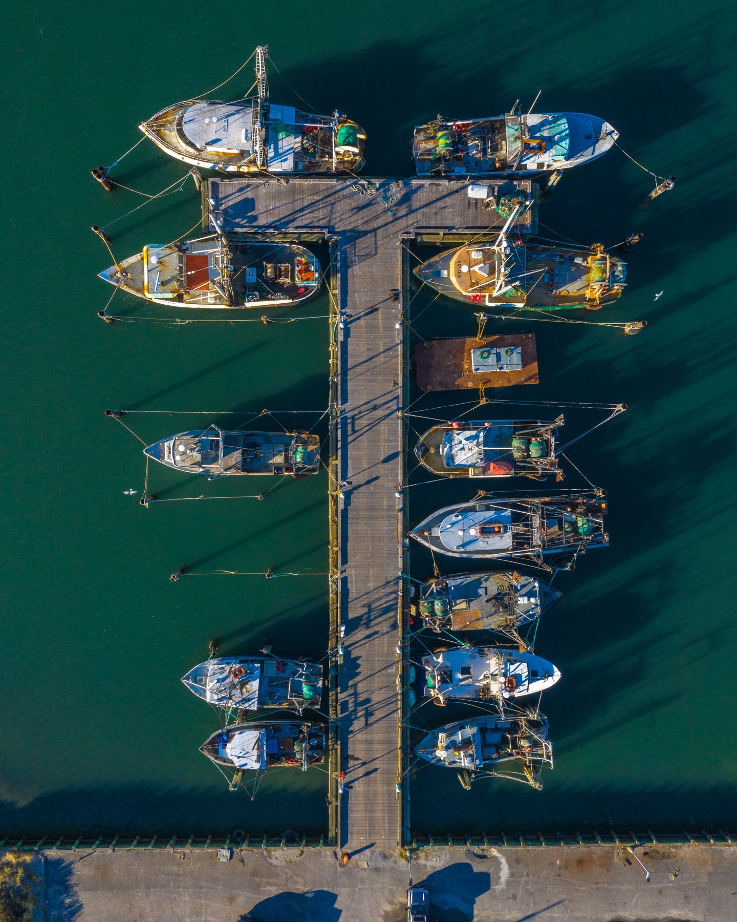 Dock from Above Matthew Raynor Photography